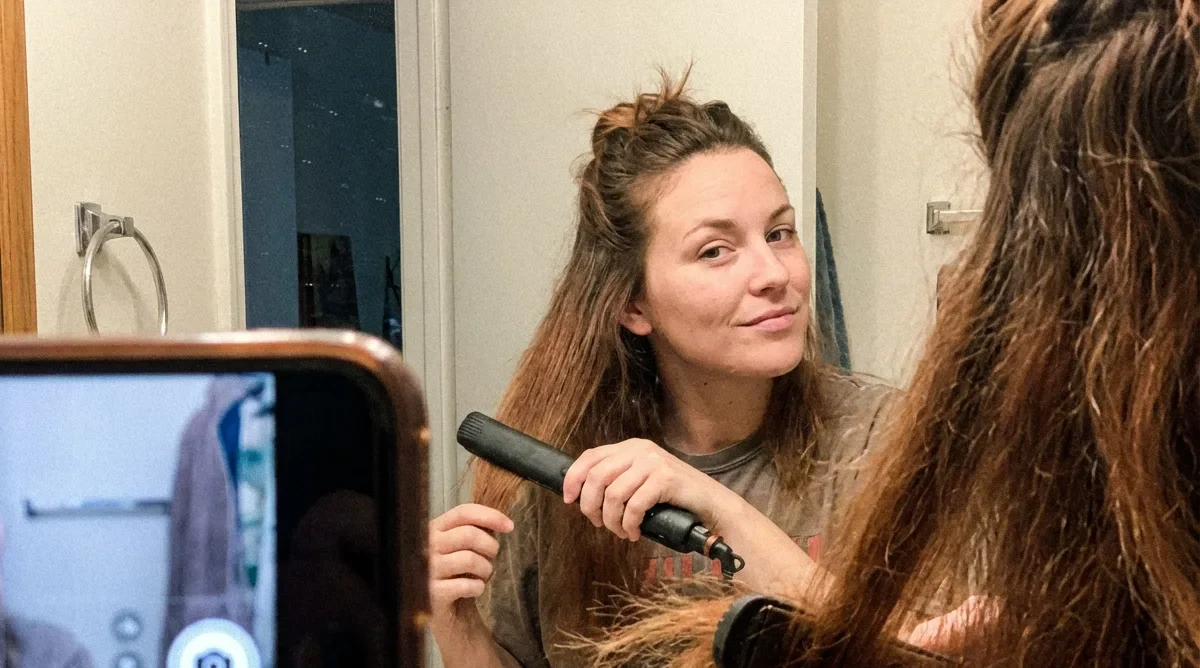 piastra rovina i capelli