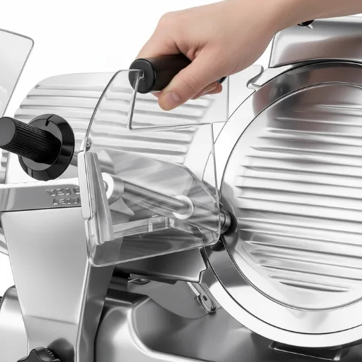 szeletelőgép ujjvédő biztonsági rendszer