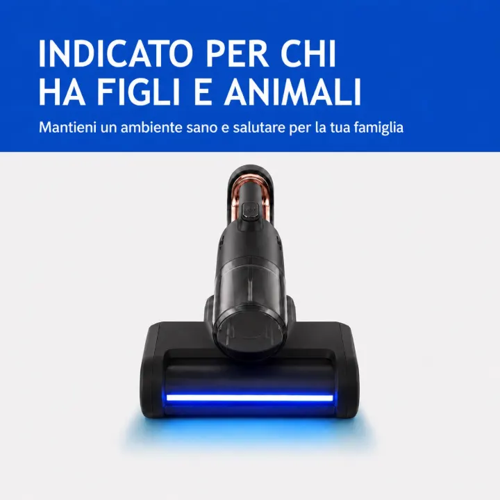 famiglie italiane soddisfatte TurboClean battimaterasso antiacaro bambini e animali domestici
